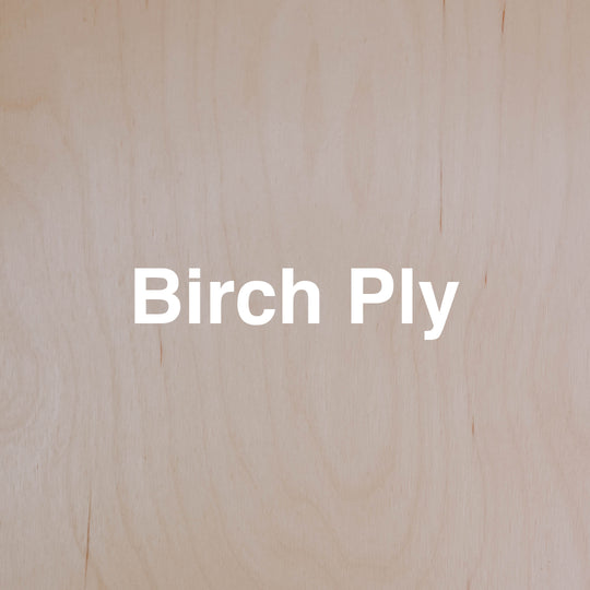 birch ply + clear varnish