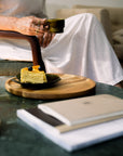 Strata Round Wooden Tray