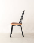 Fluted Chair - Leather Seat