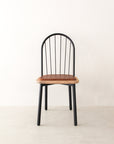 Fluted Chair - Leather Seat