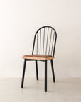 Fluted Chair - Leather Seat