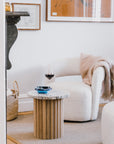 Mason Stone Side Table
