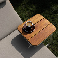 Osaka Outdoor Wooden Side Table - Pedersen + Lennard