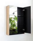 Bathroom Double Door Mirror Cabinet