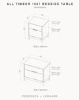 All Timber 1887 Bedside Table