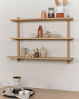 Escarpment wooden wall-mounted shelving - Pedersen + Lennard - Wooden Shelves