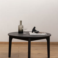 Escarpment Black Wooden Coffee Table - Pedersen + Lennard 