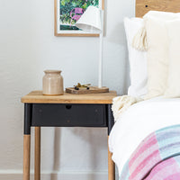 Wooden Bedside Table - Pedersen + Lennard