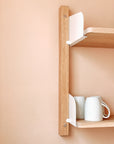 2 Tier Wooden Shelves - Pedersen + Lennard