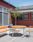 KPA Backed Wooden Table - KPA Backed Chair - KPA Backed Bench - Pedersen + Lennard