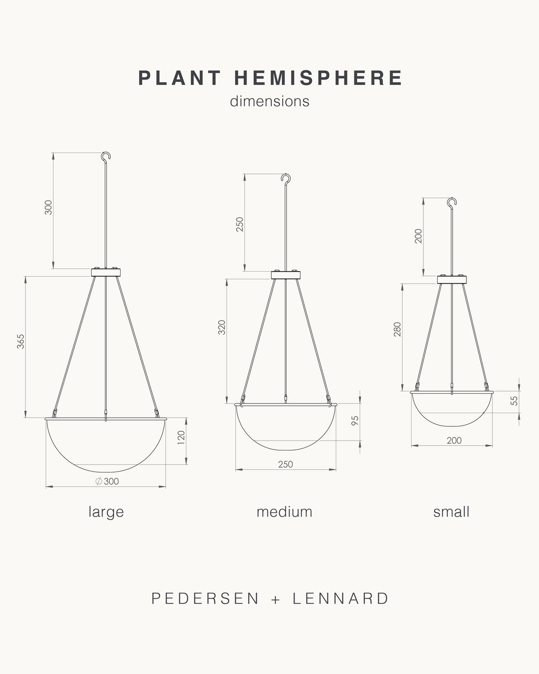 Plant Hemispheres - In Stock