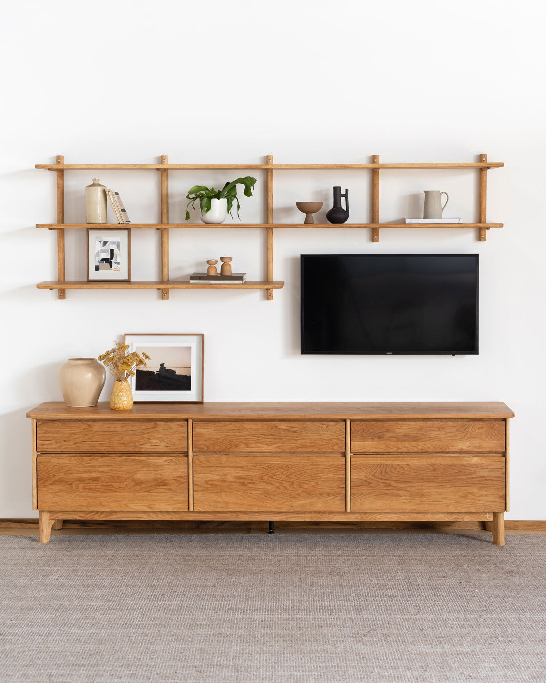 Classic Solid Wood TV Cabinet & Media Unit - Pedersen + Lennard