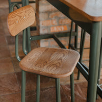 Osaka Wooden Bar Chair - Pedersen + Lennard