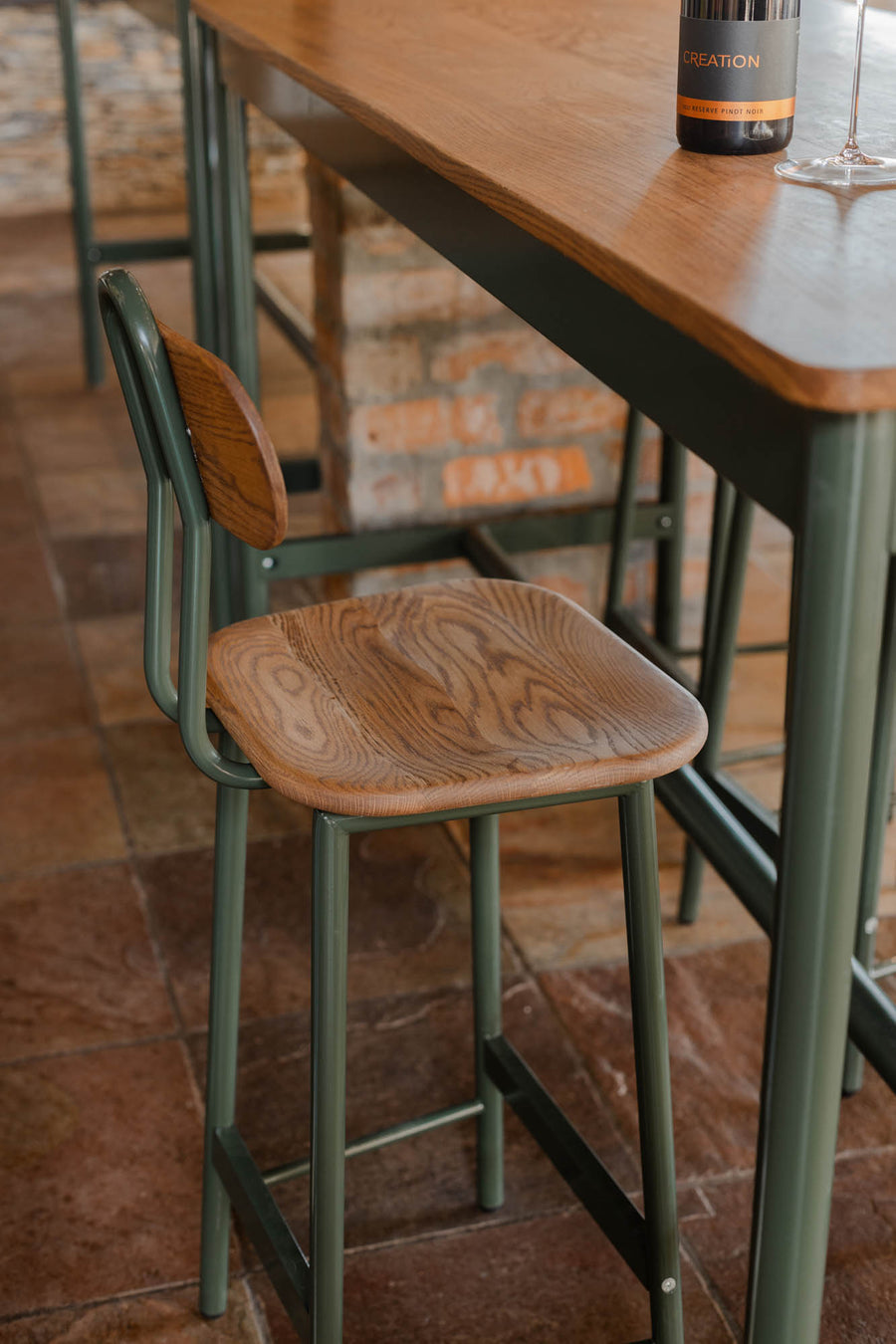 Osaka Wooden Bar Chair - Pedersen + Lennard