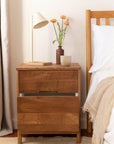 1887 Wooden Bedside Table - Pedersen + Lennard