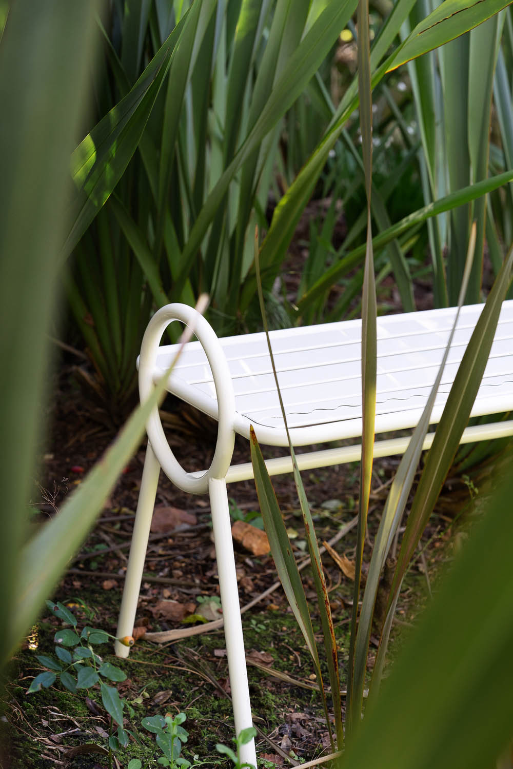 Colourful Outdoor Steel Bench - Pedersen + Lennard