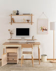 1887 Under Desk Wooden Cabinet - Pedersen + Lennard