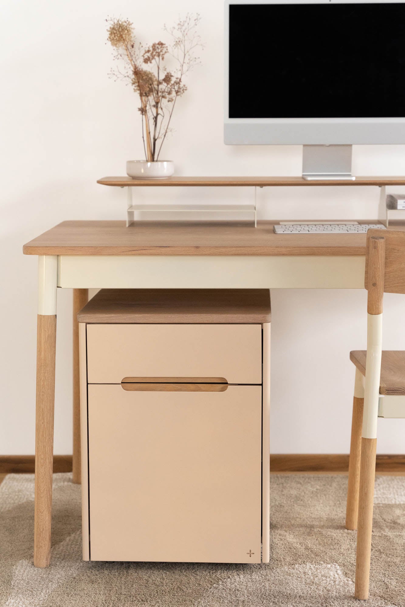 1887 Under Desk Wooden Cabinet - Pedersen + Lennard