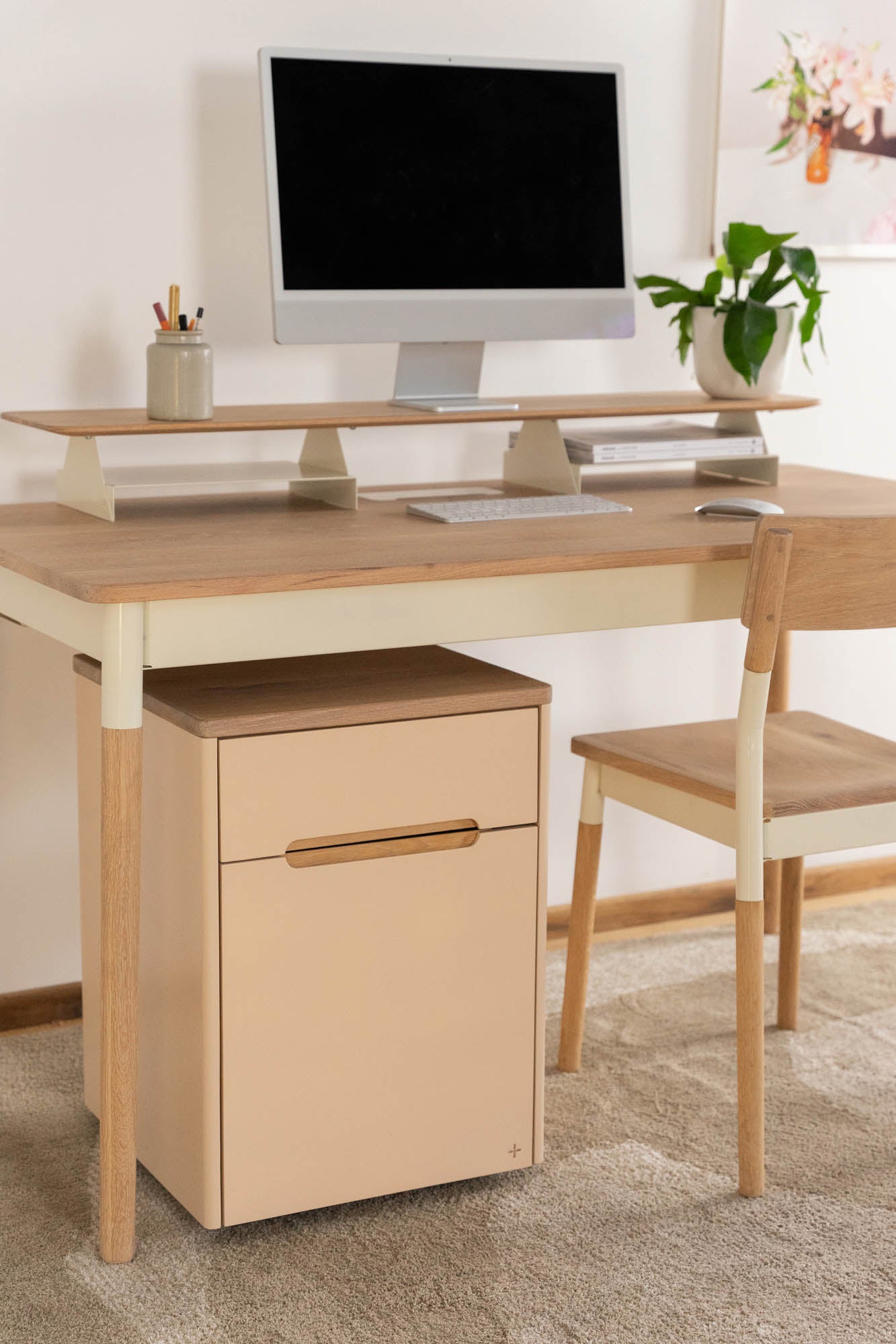 1887 Under Desk Wooden Cabinet - Pedersen + Lennard