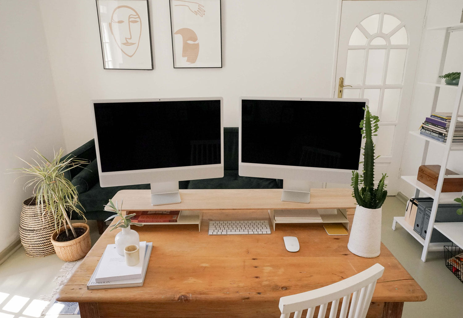 Wooden Desktop Monitor Stand - Pedersen + Lennard