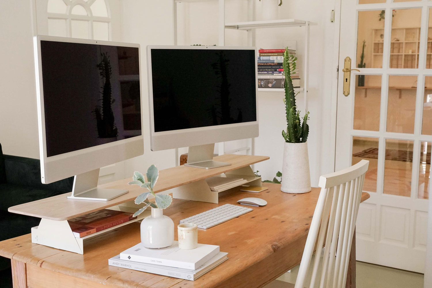 Wooden Desktop Monitor Stand - Pedersen + Lennard