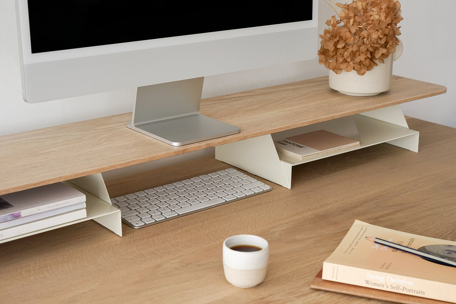 Wooden Desktop Monitor Stand - Pedersen + Lennard