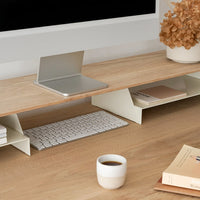 Wooden Desktop Monitor Stand - Pedersen + Lennard