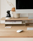 Wooden Desktop Monitor Stand - Pedersen + Lennard