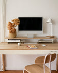 Wooden Desktop Monitor Stand - Pedersen + Lennard