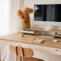 Wooden Desktop Monitor Stand - Pedersen + Lennard