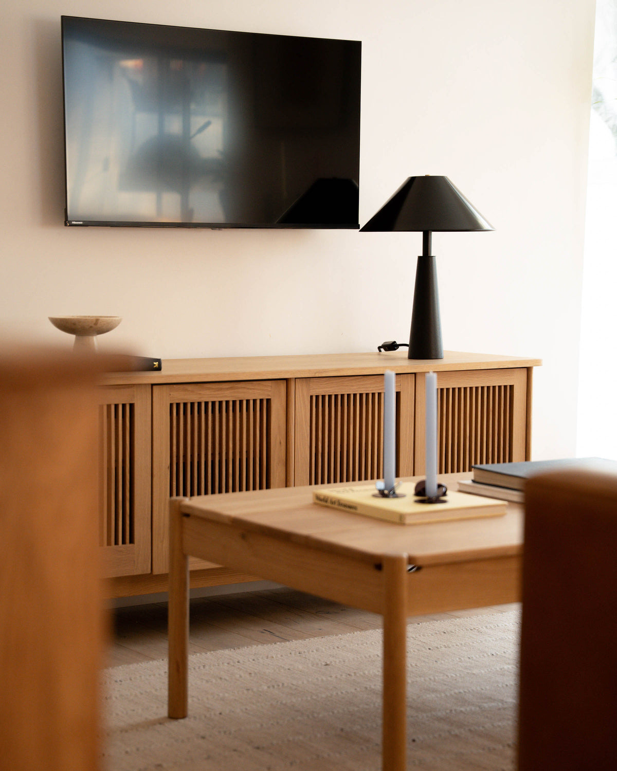 Escarpment Louvre TV Cabinet