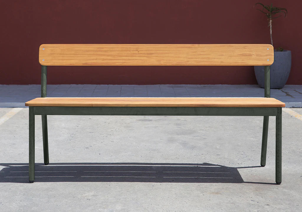 KPA Outdoor Backed Bench