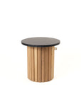 Mason Stone Side Table - Onyx Quartz