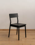 Firenze Black Wooden Dining Chair - Pedersen + Lennard