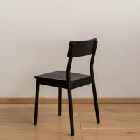 Firenze Black Wooden Dining Chair - Pedersen + Lennard