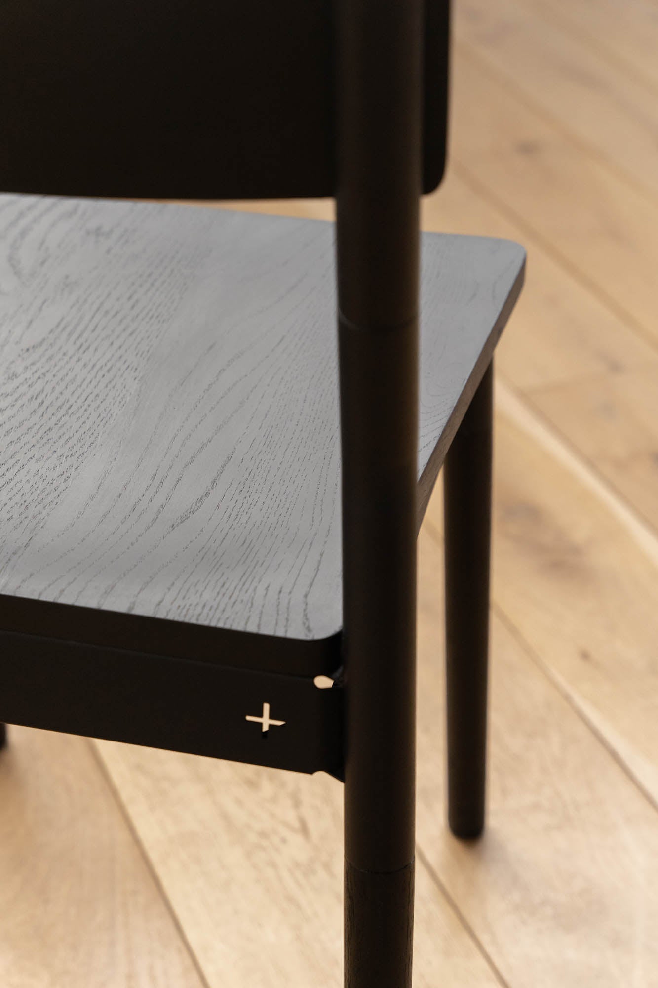 Firenze Black Wooden Dining Chair - Pedersen + Lennard