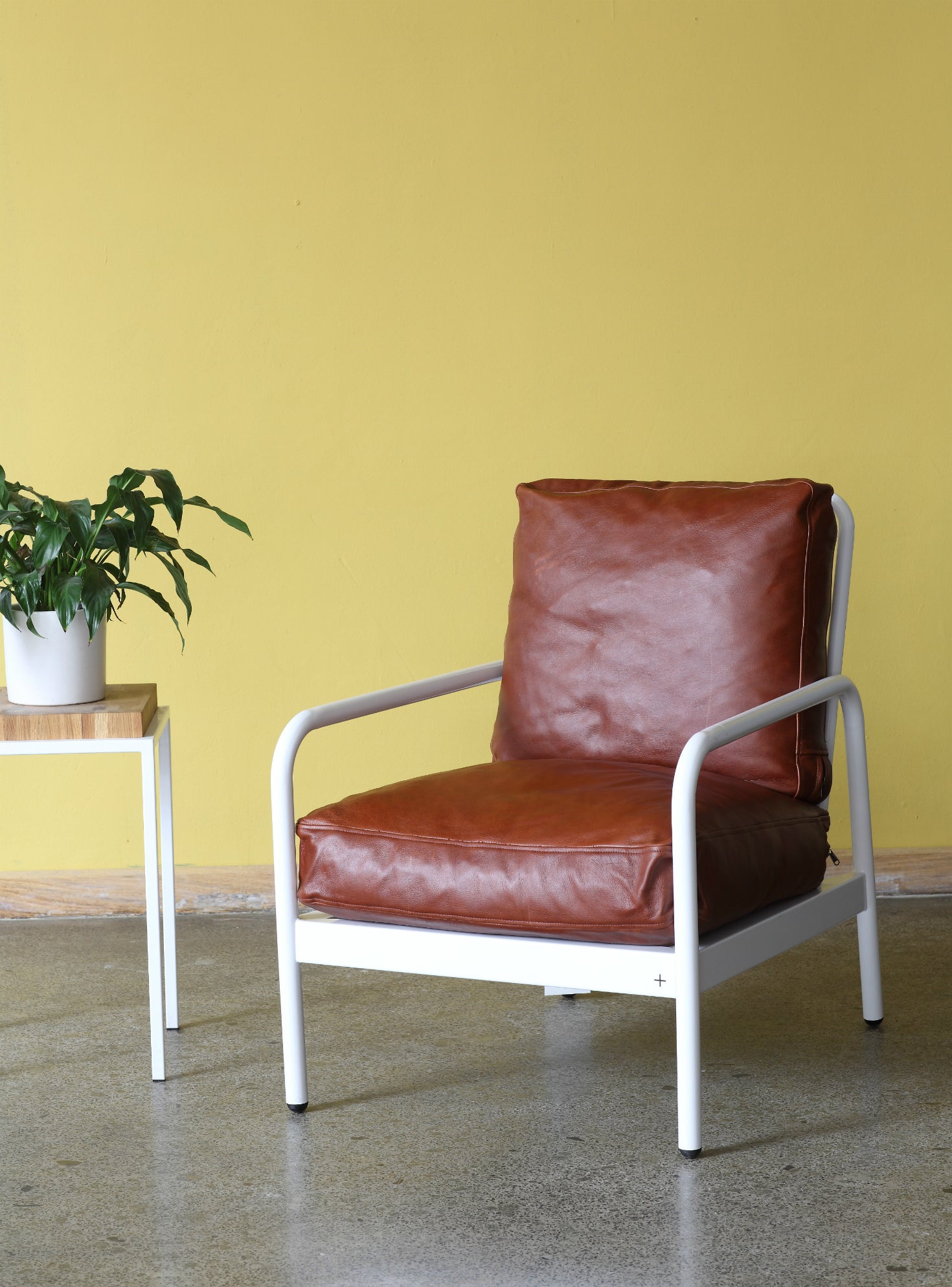 KPA Leather Armchair - ARC Wooden Bench -  Pedersen + Lennard