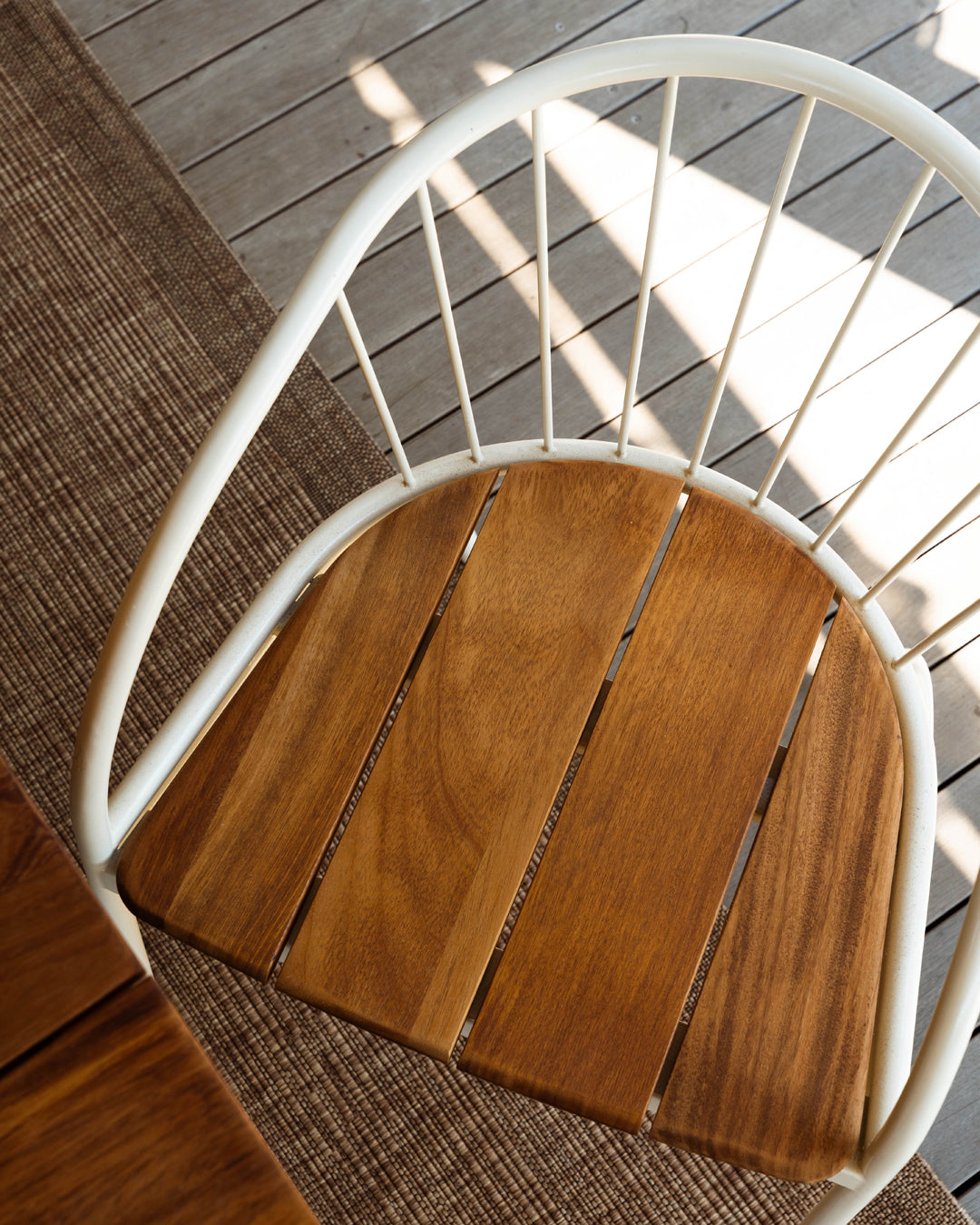 Fluted Occasional Chair Outdoor