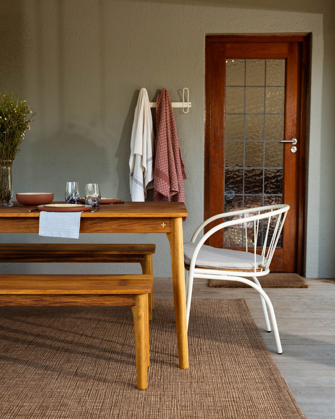 Fluted Occasional Chair Outdoor