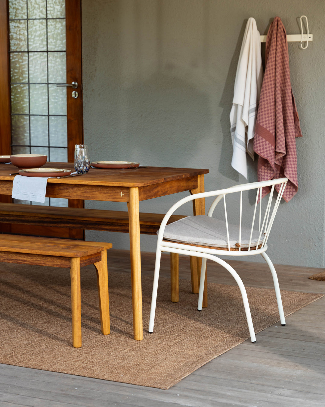 Fluted Occasional Chair Outdoor