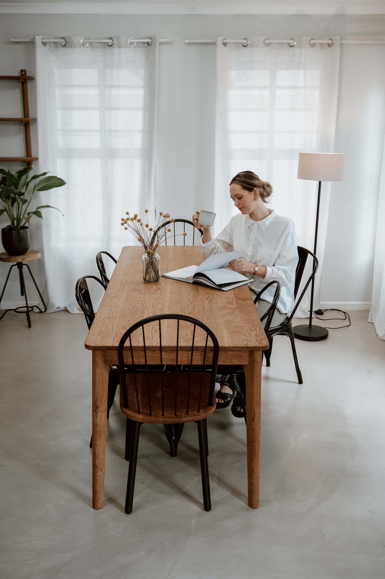 Escarpment Wooden Dining Table - Pedersen + Lennard