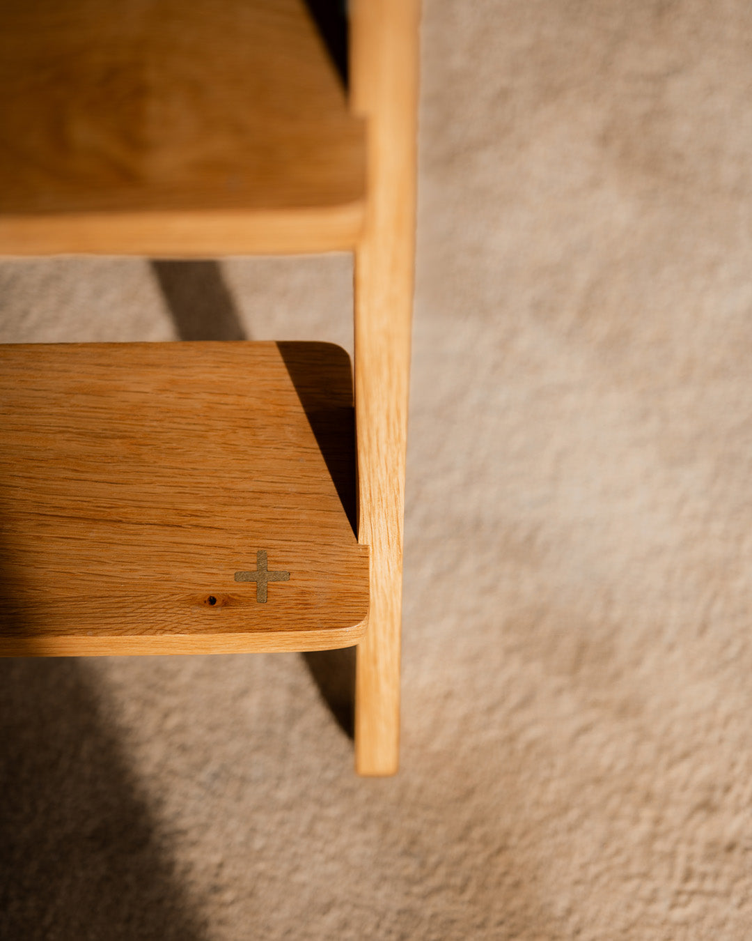 Premium Designer Solid Wood & Steel Step Ladder - Pedersen + Lennard