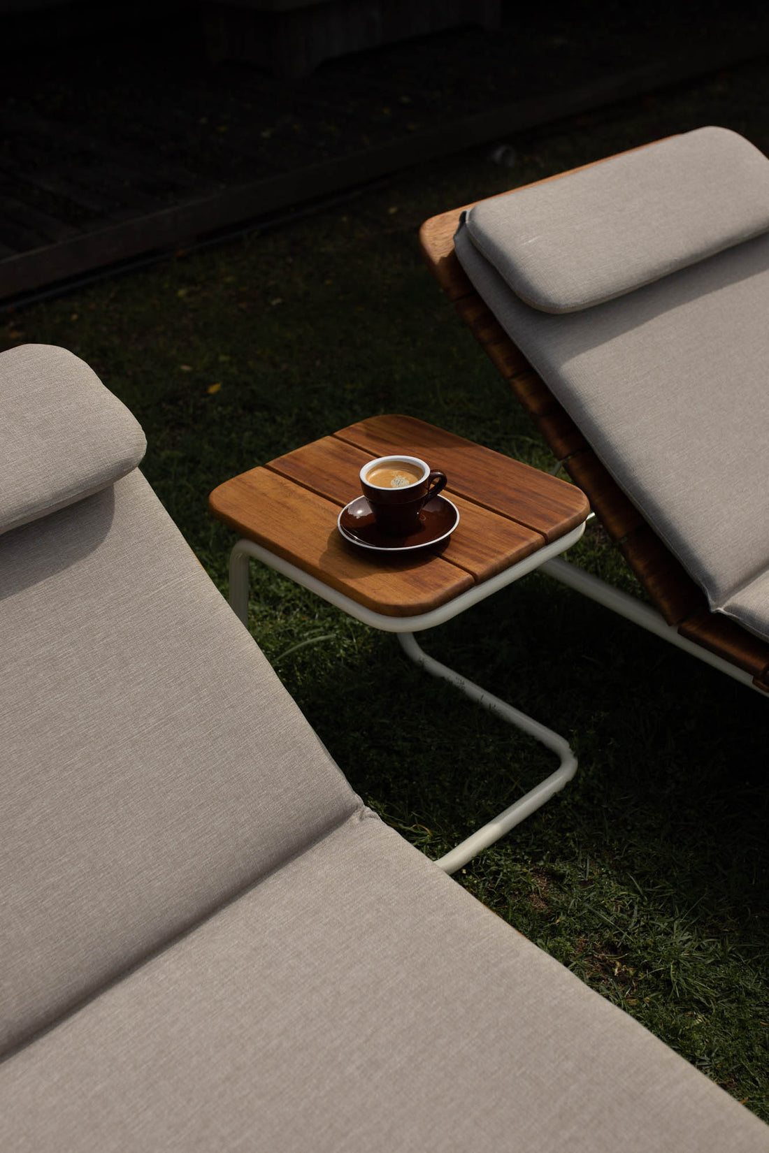 Osaka Outdoor Wooden Side Table - Pedersen + Lennard