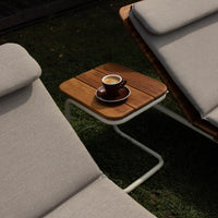 Osaka Outdoor Wooden Side Table - Pedersen + Lennard