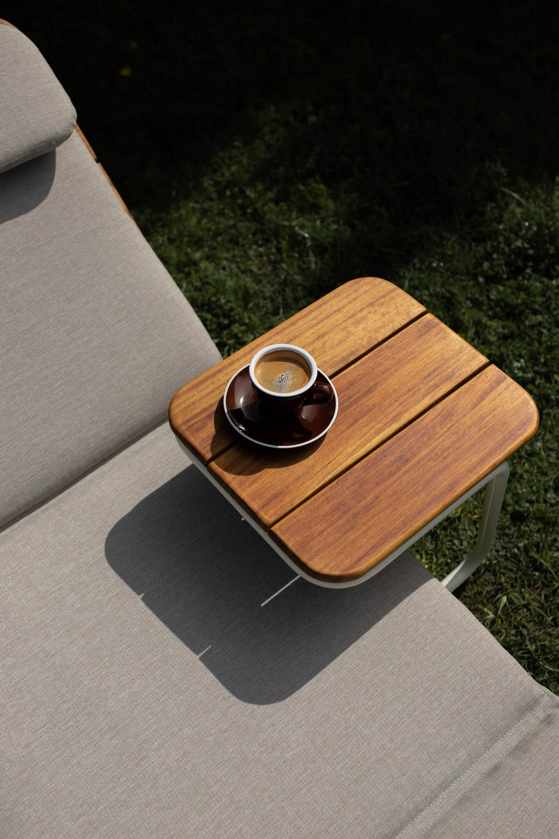 Osaka Outdoor Wooden Side Table - Pedersen + Lennard