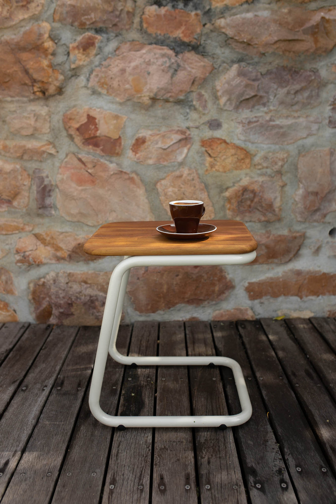 Osaka Outdoor Wooden Side Table - Pedersen + Lennard