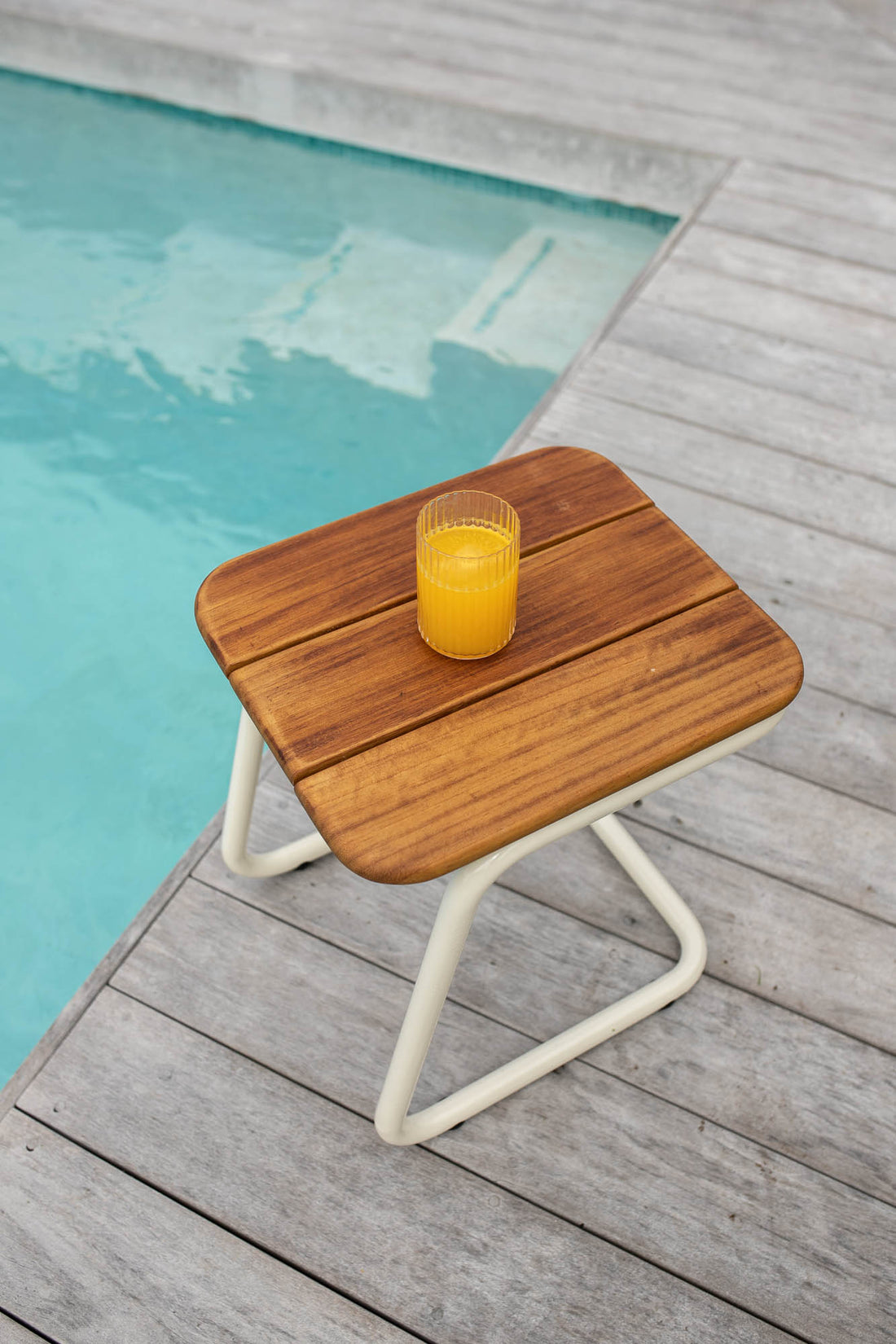 Osaka Outdoor Wooden Side Table - Pedersen + Lennard