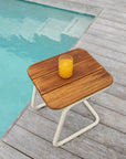 Osaka Outdoor Wooden Side Table - Pedersen + Lennard