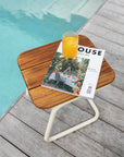 Osaka Outdoor Wooden Side Table - Pedersen + Lennard