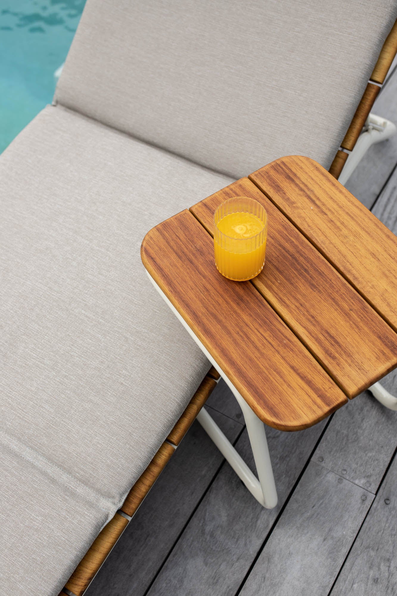 Osaka Outdoor Wooden Side Table - Pedersen + Lennard